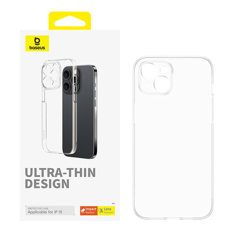 Telefonfoder til iPhone 15 Baseus OS-Lucent Series (klart)
