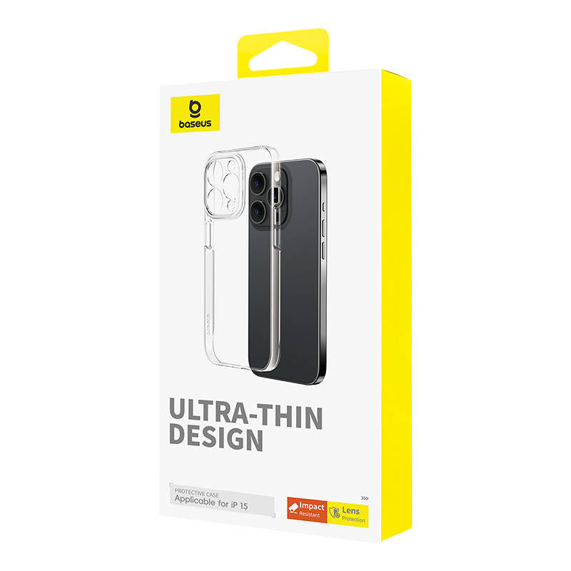 Telefonfoder til iPhone 15 Baseus OS-Lucent Series (klart)