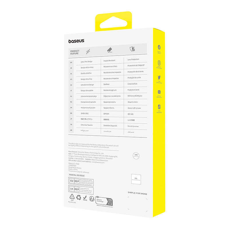 Telefonfoder til iPhone 15 Baseus OS-Lucent Series (klart)