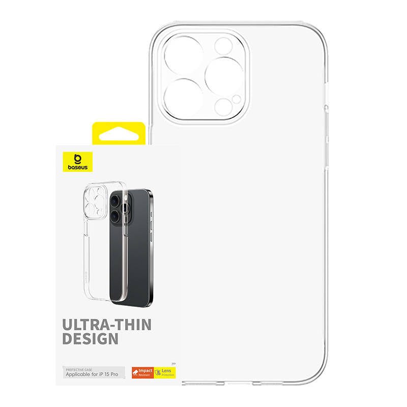 Telefonfoder til iPhone 15 Pro Baseus OS-Lucent Series (klart)