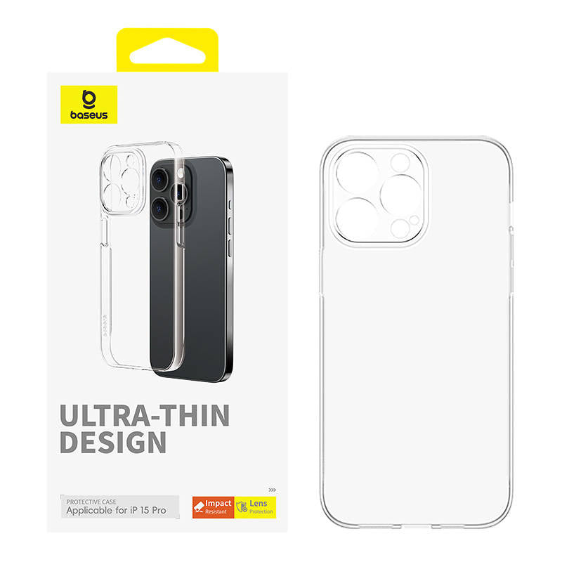 Telefonfoder til iPhone 15 Pro Baseus OS-Lucent Series (klart)
