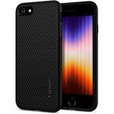 Spigen Liquid Air Case til iPhone 7 / 8 / SE 2020 / SE 2022 - sort