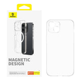 Magnetisk telefonfoder til iPhone 15 Plus Baseus OS-Lucent Series (klart)