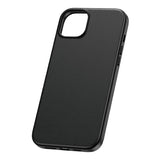 Telefonfoder til iPhone 15 Plus Baseus Fauxther-serien (sort)