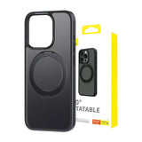 Magnetisk telefonfoder til iPhone 15 ProMax Baseus CyberLoop-serie (sort)