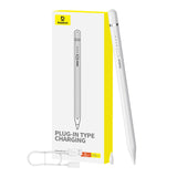 Active stylus Baseus Smooth Writing Series med trådløs opladning, lyn (hvid)