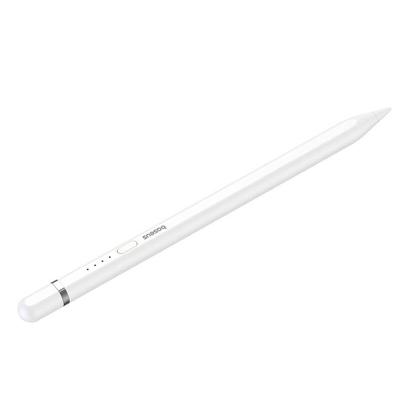 Active stylus Baseus Smooth Writing Series med plug-in opladning, lyn (hvid)