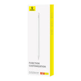 Aktiv, multifunktionel stylus Baseus Smooth Writing Series med trådløs opladning, USB-C (hvid)