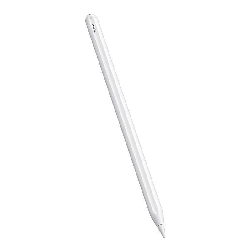 Aktiv, multifunktionel stylus Baseus Smooth Writing Series med trådløs opladning, USB-C (hvid)