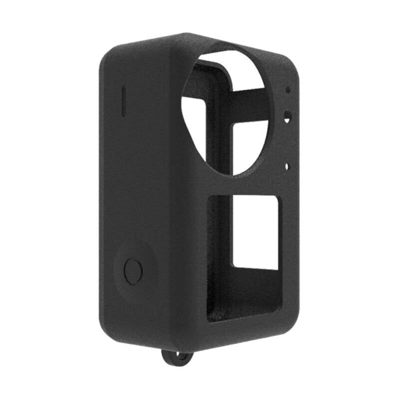 Silikon Puluz- kuffert til DJI Osmo Action 3 / 4 / 5 Pro med linseomslag (sort)