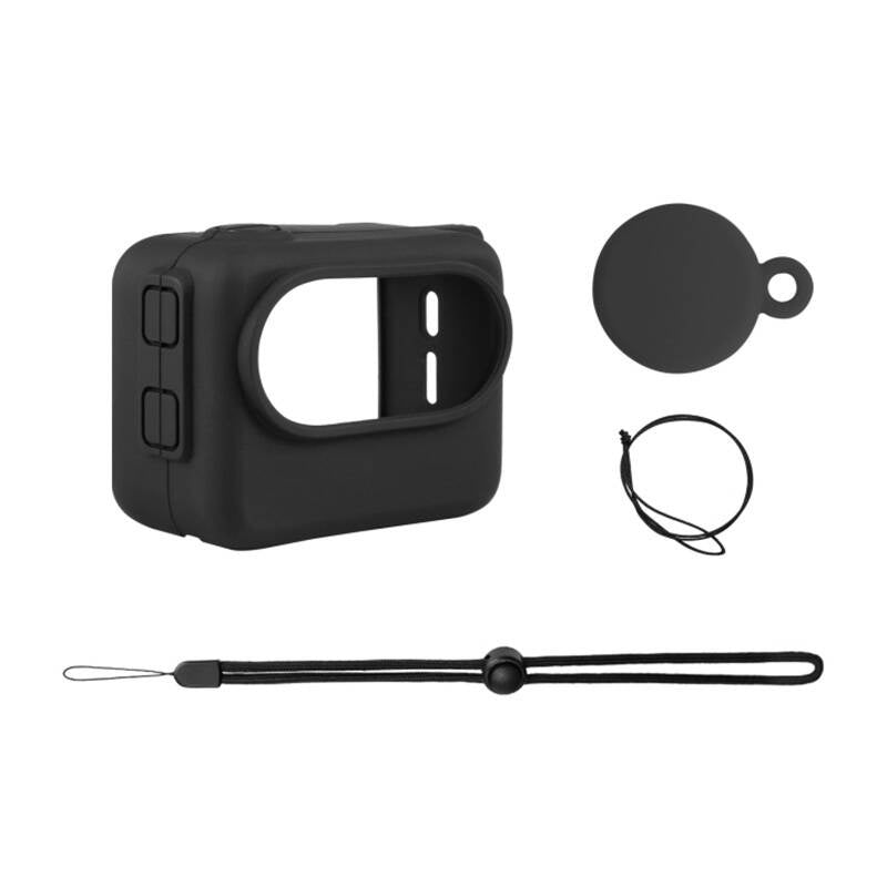 Puluz silikon beskyttelsesfoder til Insta360 GO 3 med objektivkap