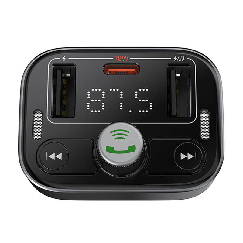 FM-sender Baseus S-09 Pro, Bluetooth (sort)