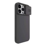 Nillkin CamShield Silky Silicone Case til iPhone 15 Pro (klassisk sort))