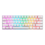 Trådløst mekanisk tastatur Motospeed SK62 Hvid (blå switch)