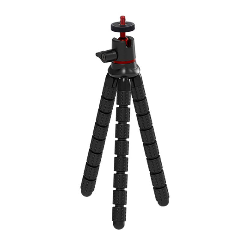 Tripod PULUZ fleksibelt med fjernbetjening til mobiltelefoner (Apple) og sportskameraer (DJI Action, GoPro, Insta360)