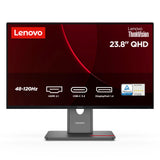 Lenovo ThinkVision P24Q-40 computerskærm 60,5 cm (23.8") 2560 x 1440 pixel Quad HD LCD Sort