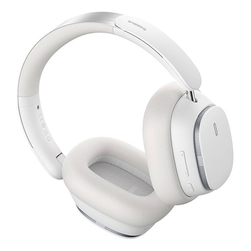 Baseus Bowie H1 trådløse hovedtelefoner Bluetooth 5.2 (hvid)