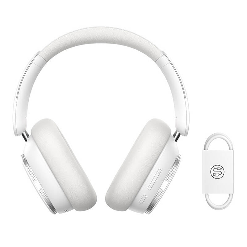 Baseus Bowie H1 trådløse hovedtelefoner Bluetooth 5.2 (hvid)