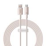 Hurtig opladning kabel Baseus USB til USB-C Habitat Series 2m 100W (rosa)