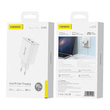 Væglader Foneng EU50 PD 35W 2x USB-C-porte (hvid)