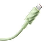 Hurtig opladning kabel Baseus USB-C til USB-C Habitat Series 1m 100W (grøn)