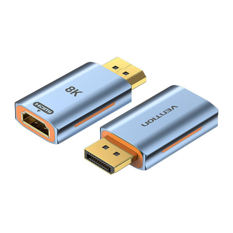 Adapter HDMI kvindelig til DisplayPort mandlig Vention HFMH0 8K 60HZ (blå)
