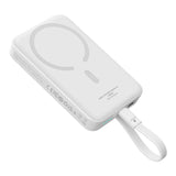 Powerbank Baseus Magnetic Mini 10000mAh, USB-C 30W MagSafe (hvid)