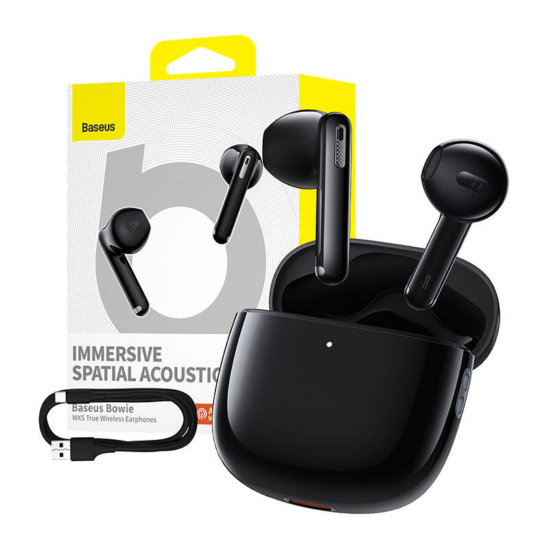 Høretelefoner TWS Baseus Bowie WX5 (sort)