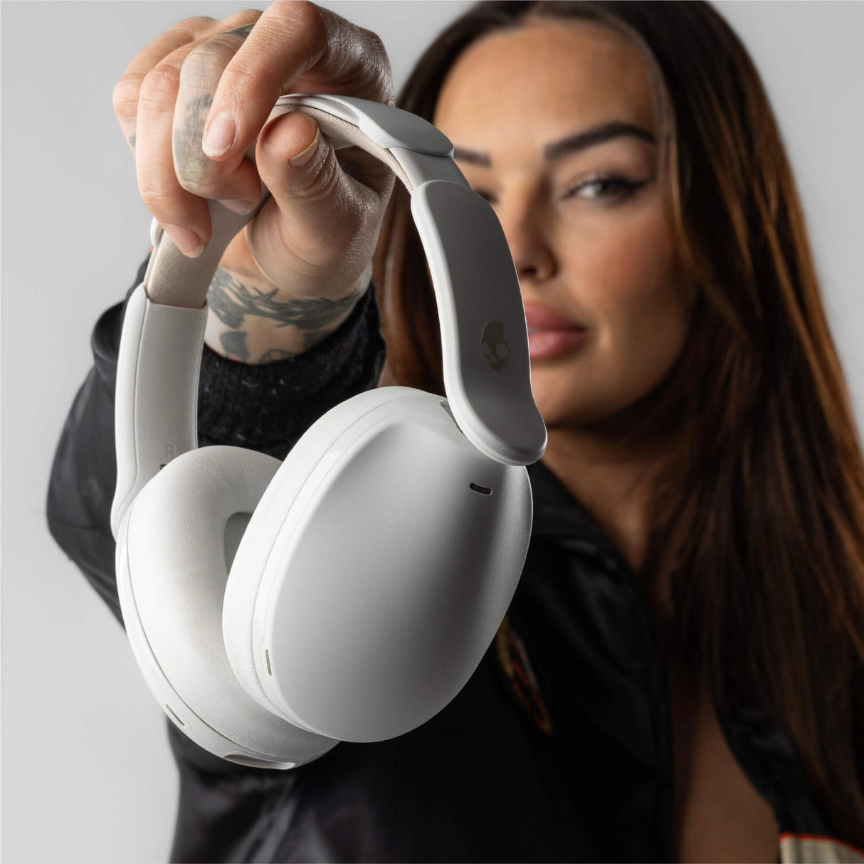 Skullcandy Hesh 360 Headset Kabel & trådløs Musik/hverdag USB Type-C Bluetooth Hvid