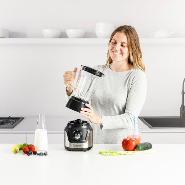 Taurus MAGNUM PRESS 1500 Bordplade blender 1500 W Sort, Rustfrit stål