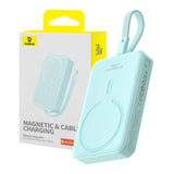 Powerbank Baseus Magnetic Mini 10000mAh, USB-C 30W MagSafe (blå)