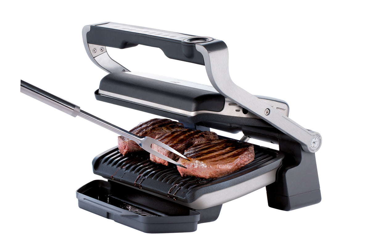 Tefal OptiGrill+ GC712D12 Grill Sølv