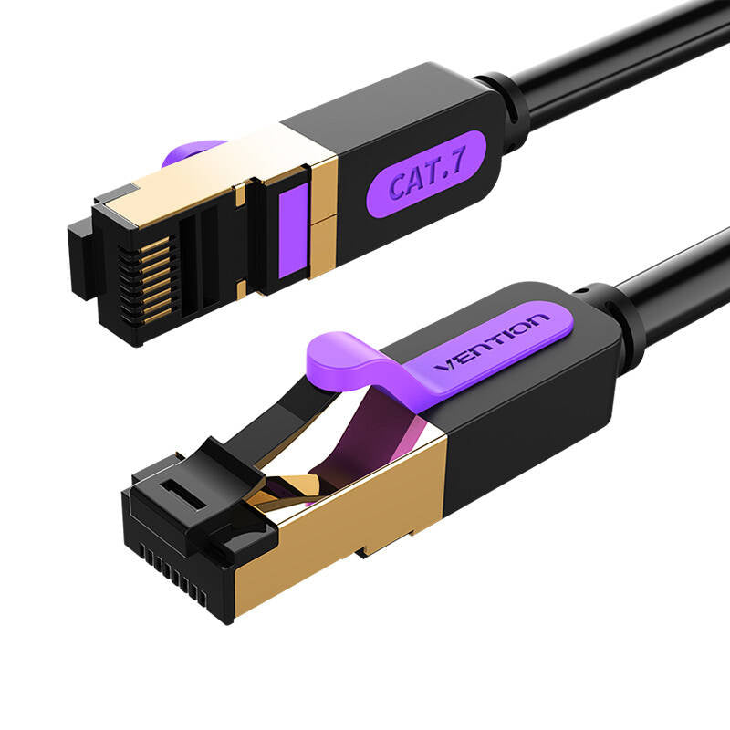 Netværkskabel CAT7 SFTP Vention ICDBI RJ45 Ethernet 10Gbps 3m sort