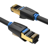 Netværkskabel CAT8 SFTP Vention IKABI RJ45 Ethernet 40Gbps 3m sort