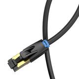 Netværkskabel CAT8 SFTP Vention IKABK RJ45 Ethernet 40Gbps 8m sort