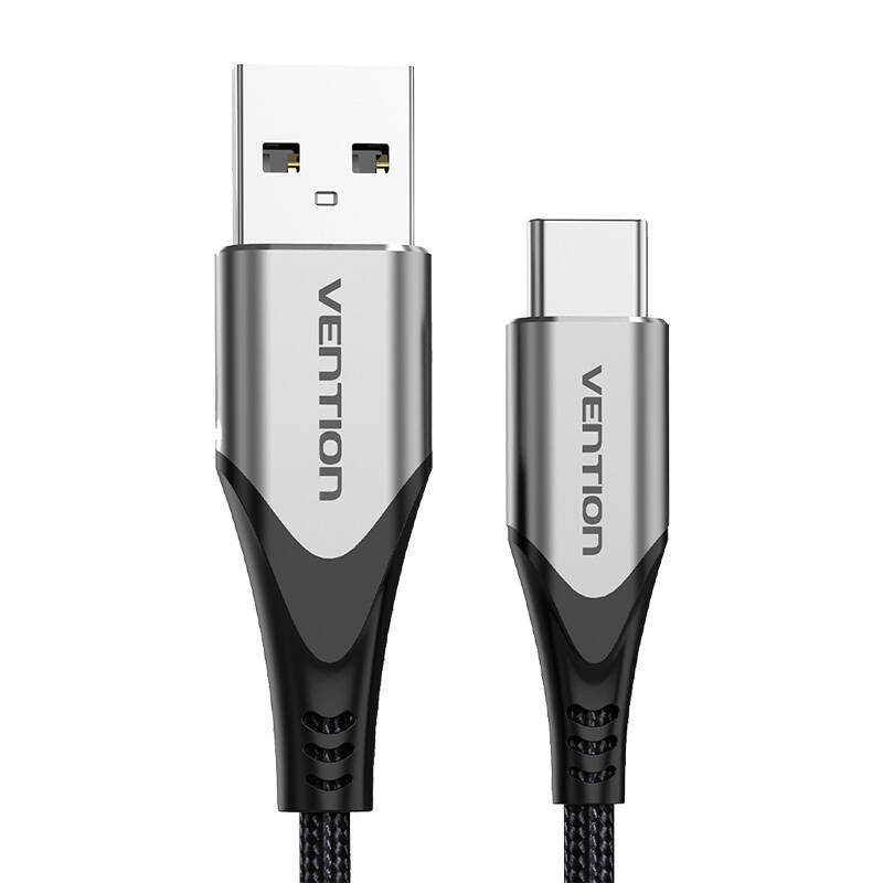 USB 2.0 A til USB-C 3A kabel 0,5 m Vention CODHD grå
