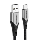 USB 2.0 A til USB-C 3A kabel 0,5 m Vention CODHD grå