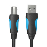 USB 2.0 A til USB-B printerkabel Vention VAS-A16-B100 1m sort