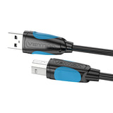 Printerkabel USB 2.0 A til USB-B Vention VAS-A16-B200 2m sort