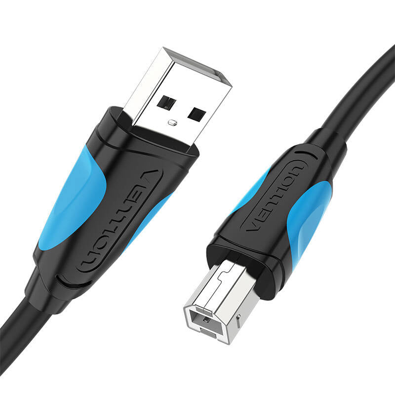 Printerkabel USB 2.0 A til USB-B Vention VAS-A16-B500 5m sort