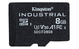 Kingston Technology 8GB microSDHC Industrial C10 A1 pSLC kort + SD-adapter