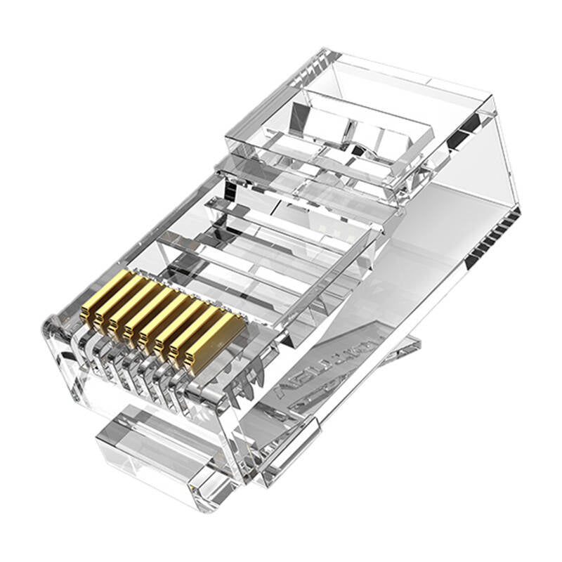 RJ45 CAT6 UTP-stik Vention IDDR0-100 Gennemsigtige 100 st.