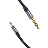 Kabel Audio 3,5 mm TRS til 6,35 mm Vention BAUHJ 5 m Grå