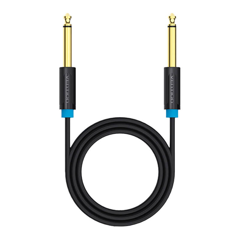 Audio kabel TS 6,35 mm Vention BAABJ 5 m (sort)