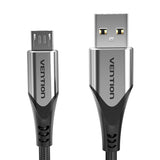 Kabel USB 2.0 A til Micro USB Vention COAHD 3A 0,5m grå