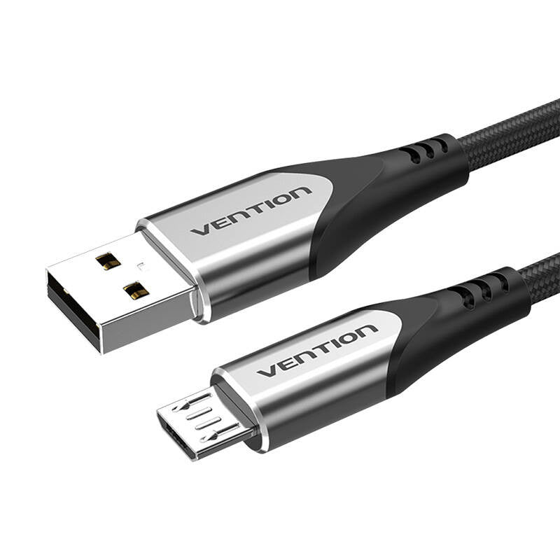 Kabel USB 2.0 A til Micro USB Vention COAHD 3A 0,5m grå