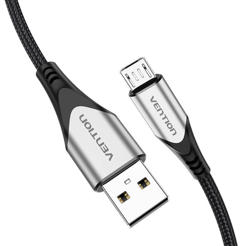 Kabel USB 2.0 A til Micro USB Vention COAHD 3A 0,5m grå