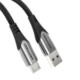 Kabel USB 2.0 A til Micro USB Vention COAHD 3A 0,5m grå