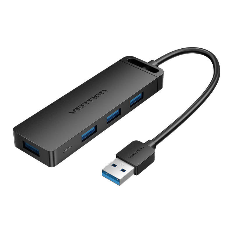 USB 3.0 4-Port Hub Vention CHLBF 1m, sort