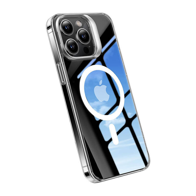 Torras telefonfoder UPRO Lstand Clear-Mag til iPhone 15 (gennemsigtig)